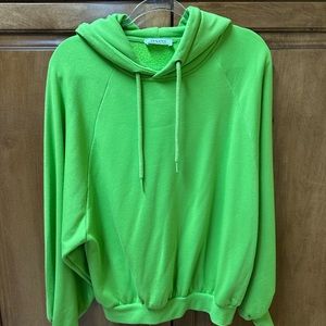 Lime green sweatshirt hoodie